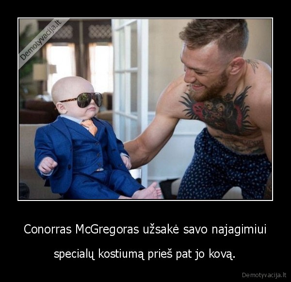 connor, mcgregor,sunus,kostiumas