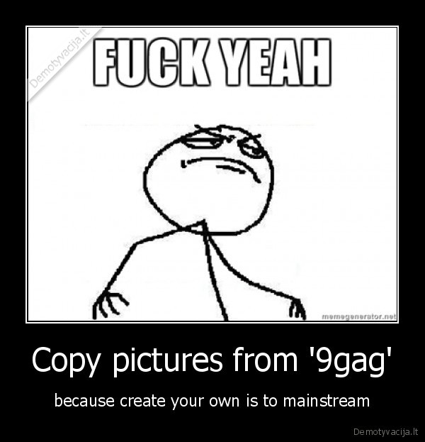 Copy pictures from '9gag'