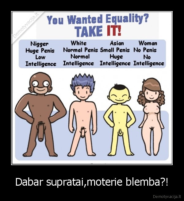 Dabar supratai,moterie blemba?!