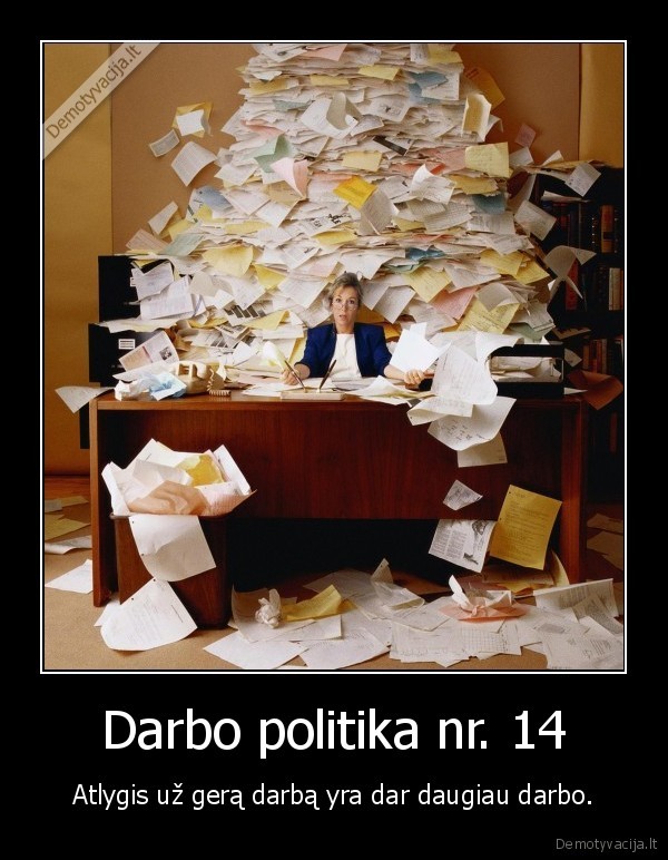 Darbo politika nr. 14