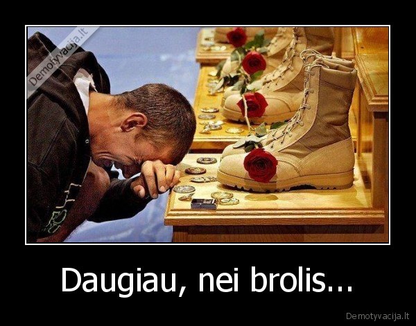 Daugiau, nei brolis...