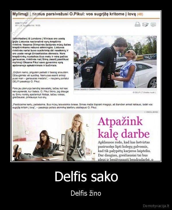 Delfis sako