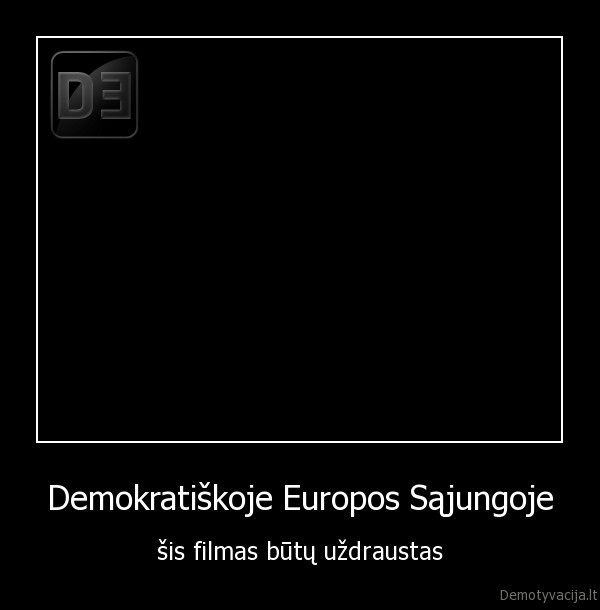 Demokratiškoje Europos Sąjungoje