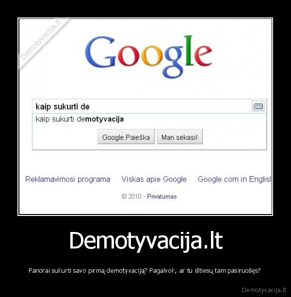 Demotyvacija.lt