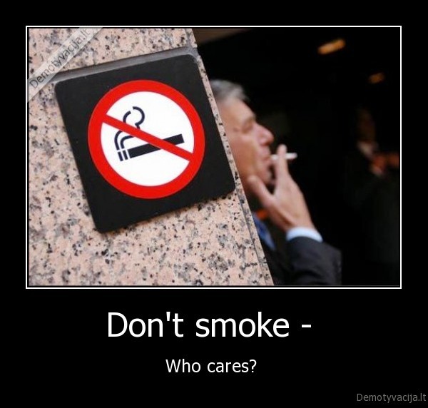 Don't smoke - 