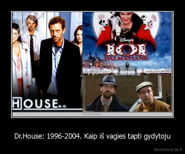 Dr.House: 1996-2004. Kaip iš vagies tapti gydytoju