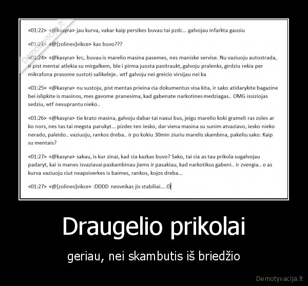 Draugelio prikolai