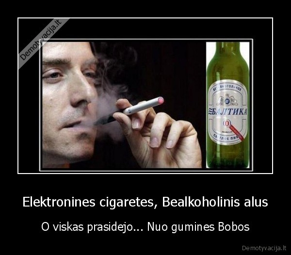 Elektronines cigaretes, Bealkoholinis alus