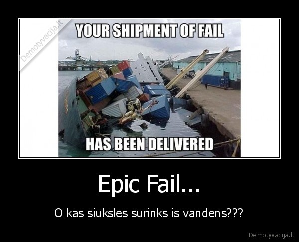 Epic Fail...