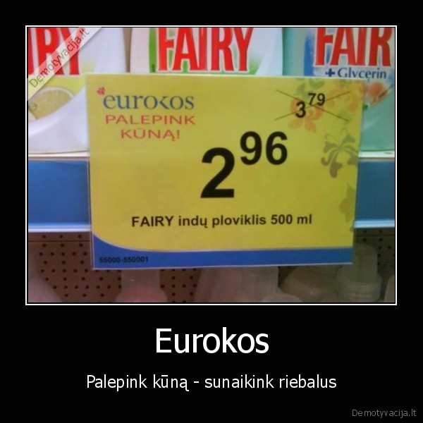 fairy, eurokos, akcija