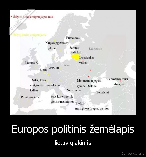 Europos politinis žemėlapis