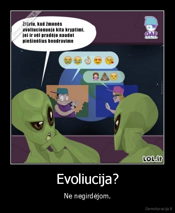 Evoliucija?