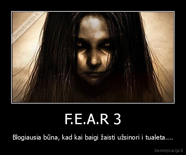 f.e.a.r, 3,pc, games,siaubo