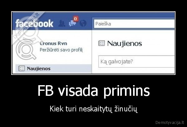 FB visada primins