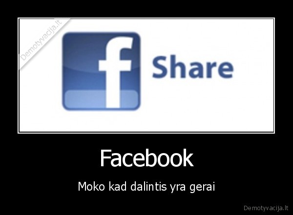 facebook, moko, dalintis