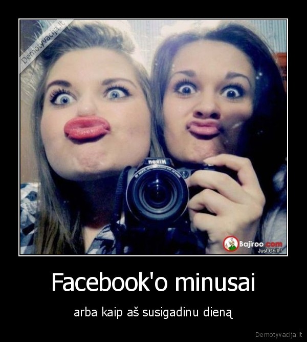 Facebook'o minusai