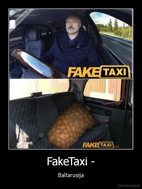 lukasenka,baltarusija,faketaxi