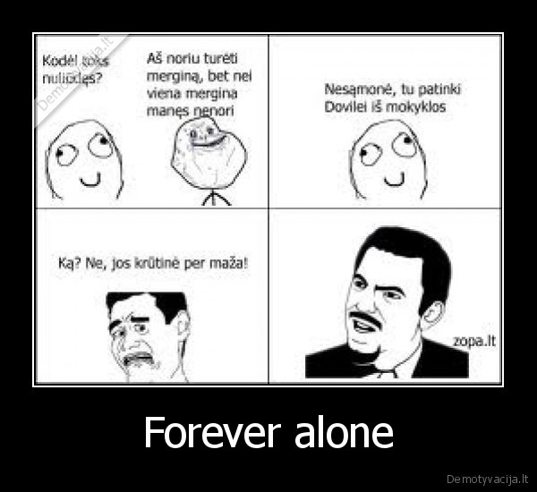 forever, alone