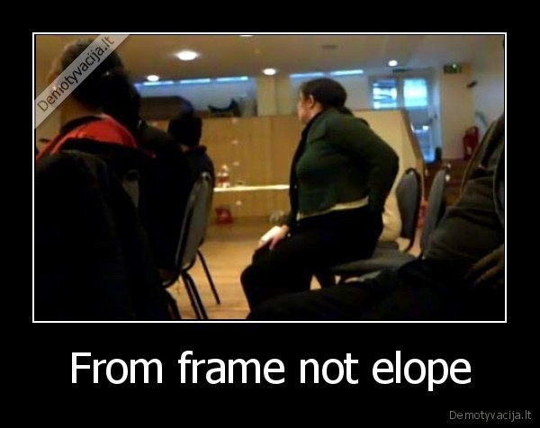 From frame not elope