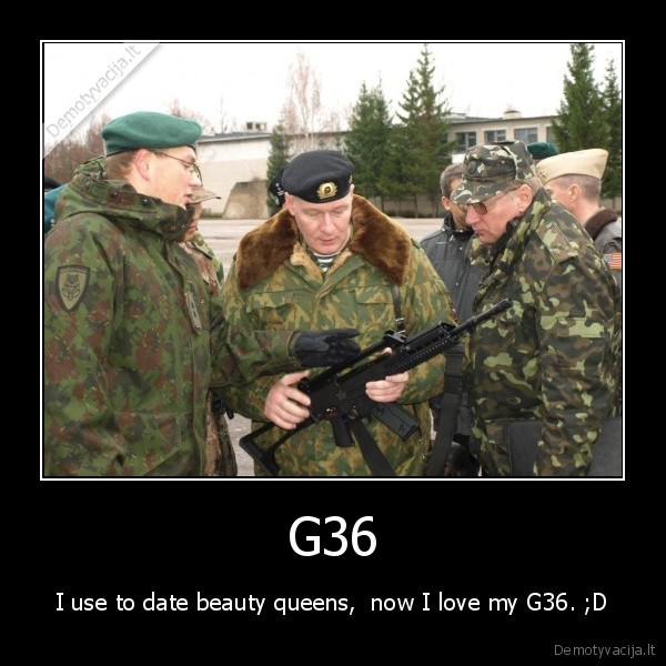grozis,meile,g36,kariuomene,armija