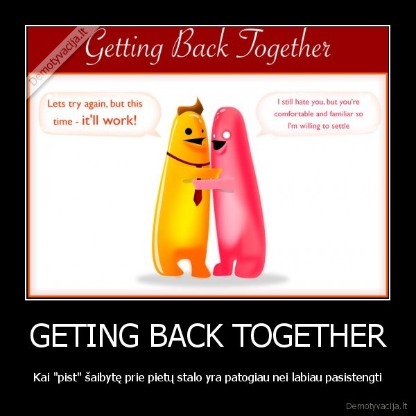 GETING BACK TOGETHER