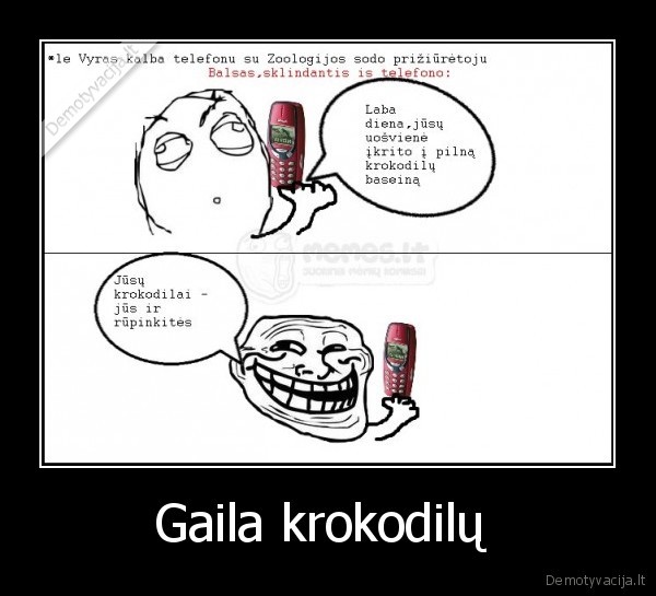 Gaila krokodilų 