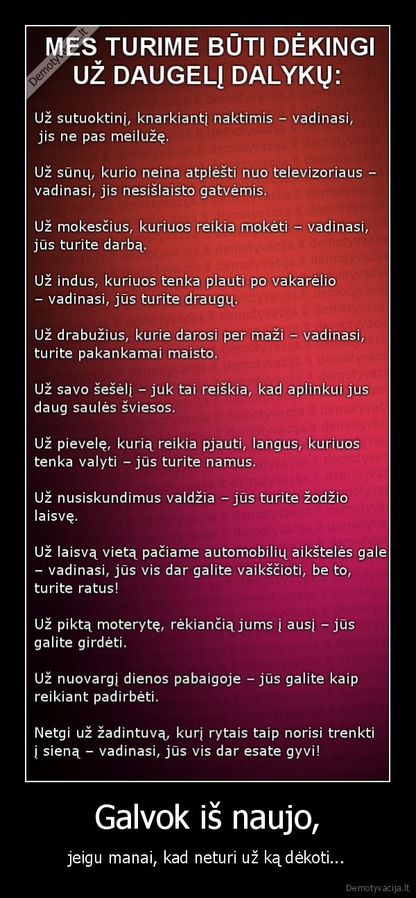 Galvok iš naujo,