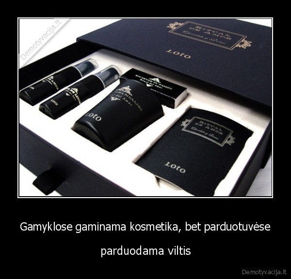 Gamyklose gaminama kosmetika, bet parduotuvėse