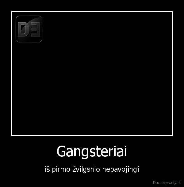 Gangsteriai