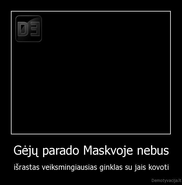 Gėjų parado Maskvoje nebus