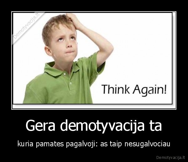 Gera demotyvacija ta