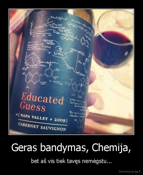 Geras bandymas, Chemija,