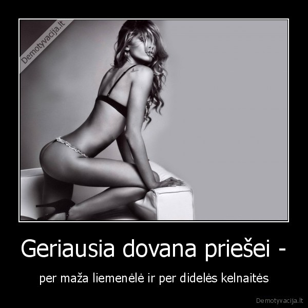 Geriausia dovana priešei -