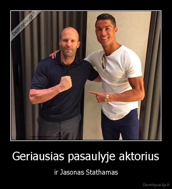 ronaldo,statham,aktoriai