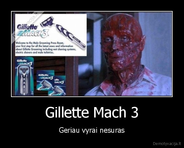 gillette, mach, 3,geriau, vyrai, nesuras