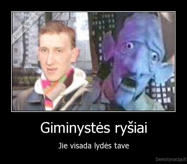 minedas,giminystes, rysiai