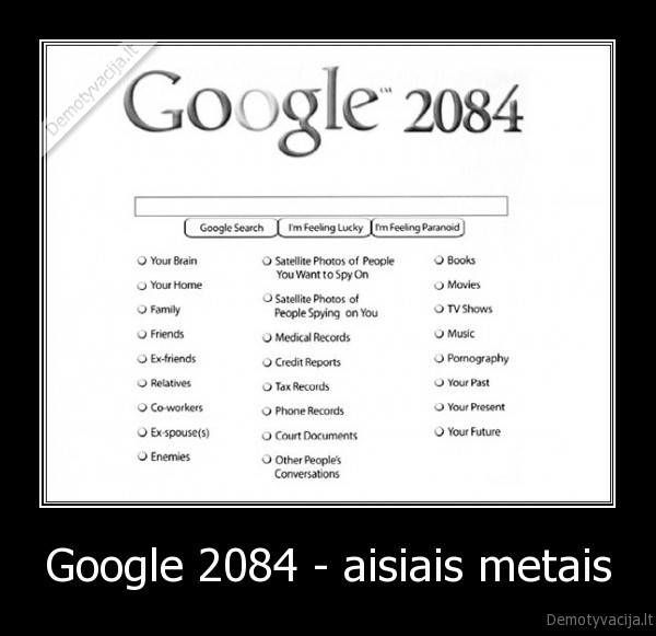 Google 2084 - aisiais metais