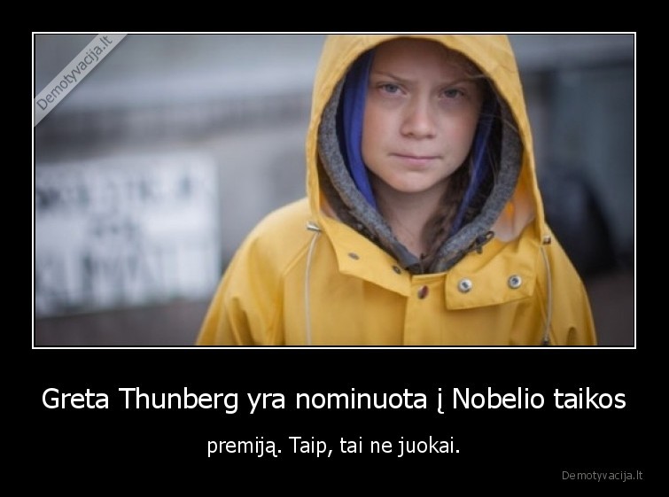 greta, thunberg,taikos, premija,nobelis