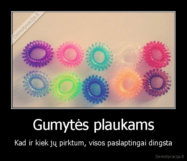 Gumytės plaukams