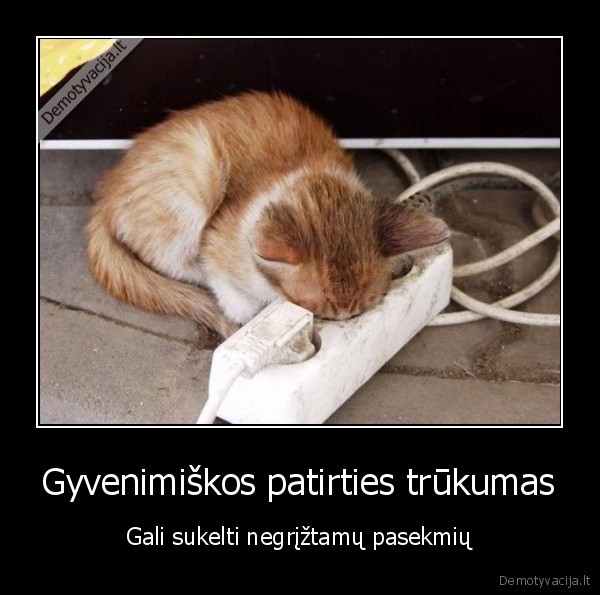 Gyvenimiškos patirties trūkumas