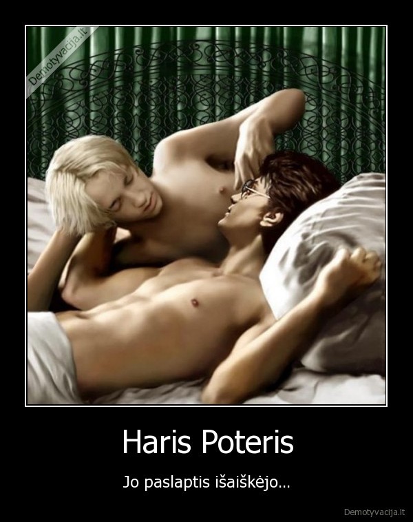 haris, poteris, smirdzius, harry, potter, gay, homo, homoseksualas, gejus