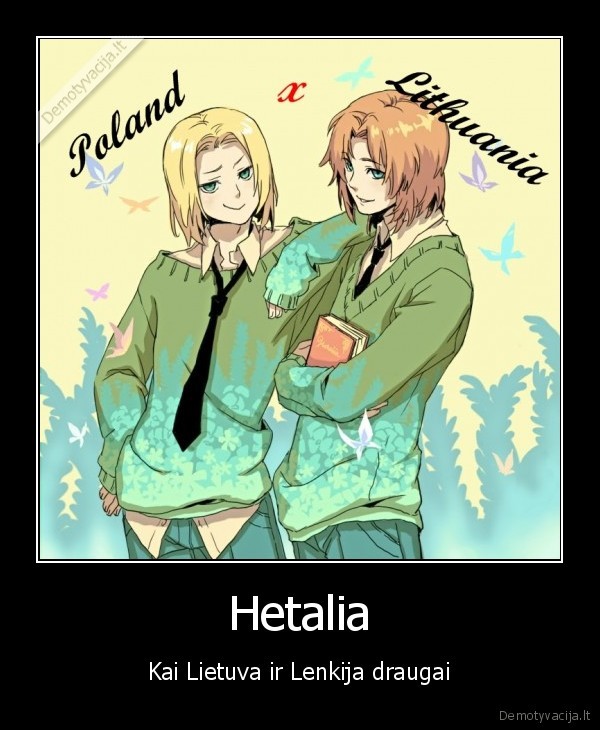 liet, and, pol,hetalia,lietuva,lenkija,draugai