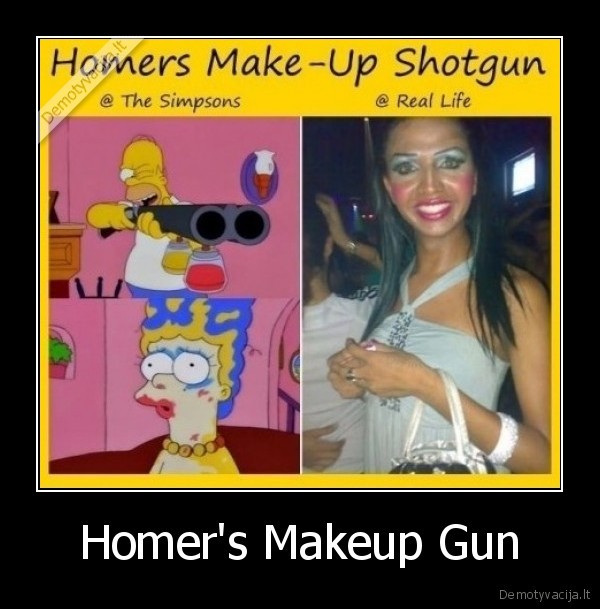 Homer's Makeup Gun