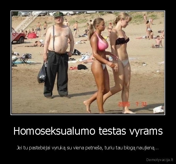 Homoseksualumo testas vyrams