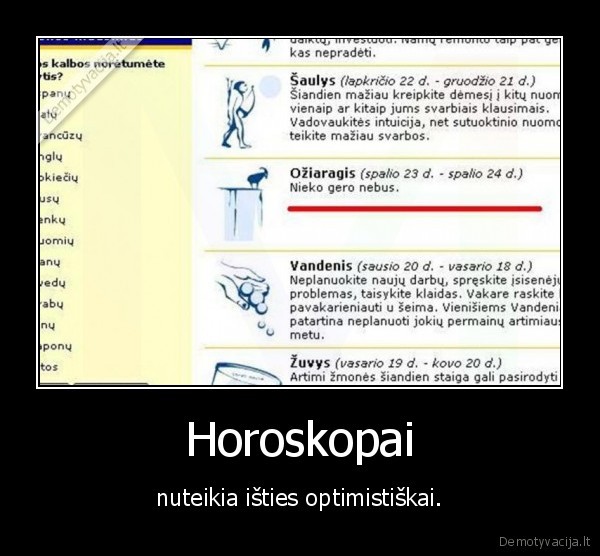 Horoskopai