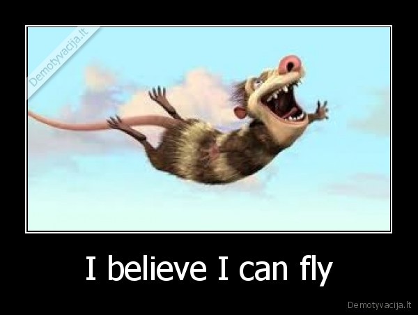 I believe I can fly