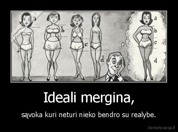 Ideali mergina,