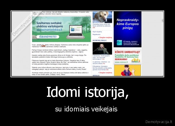 Idomi istorija,