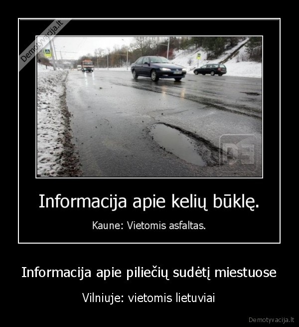 Informacija apie piliečių sudėtį miestuose