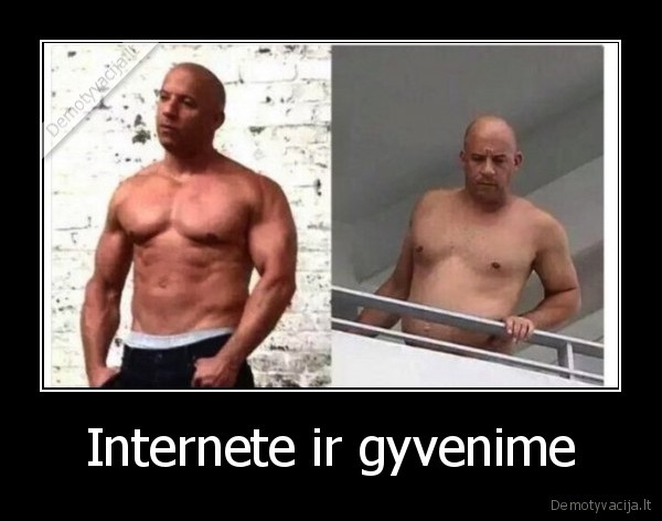 vin, diesel,gyvenimas